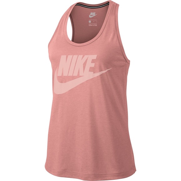 Nike Essentials Tank. Bleached Coral/Sunset Tint - Picture 1 of 4
